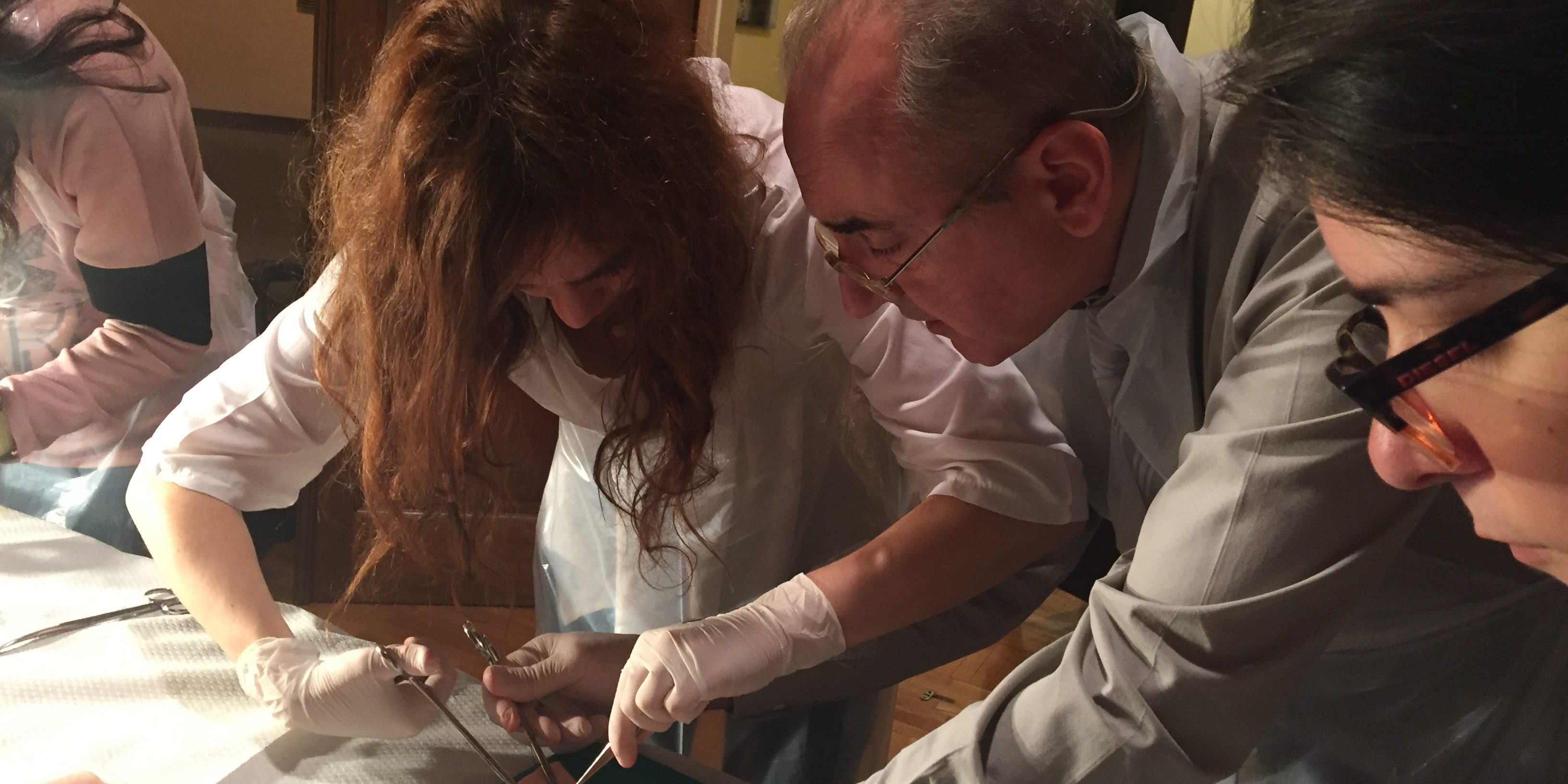 Εκπαίδευση στη συρραφη τραυματων